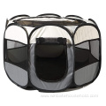 Pet Cat Dog Collapsible Playpen with Removable Cover